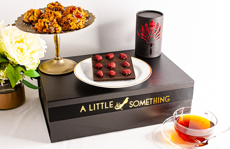 Chai Timeout - Spice Chai with Florentines & Raspberry Dark Choc Slab